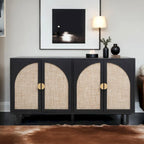 Armoire 4 portes, convient pour chambre à coucher, salon, bureau