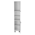 Meuble de cuisine Almada, trois étagères intérieures, finition blanche, haute qualité et durable