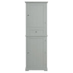 Armoire à linge avec tiroir et étagère réglable, 22 po l. x 11 po P x 67,3 po H