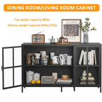 Buffet-Bahut Moderne en Métal Robuste