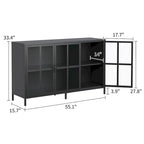 Buffet-Bahut Moderne en Métal Robuste